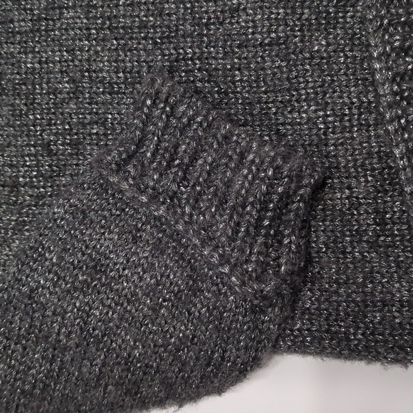 Ann Taylor Womens Sweater Winter Metallic Christmas Holiday Slouchy Cozy Medium - Picture 4 of 17